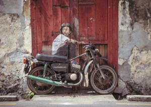 Motorcycle Penang Ernest Zacharevic